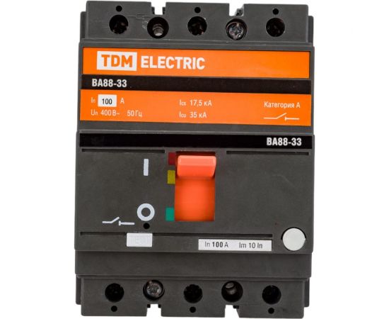 Автоматический выключатель TDM ВА88-33 3Р 100А 35кА SQ0707-0011 – изображение 4