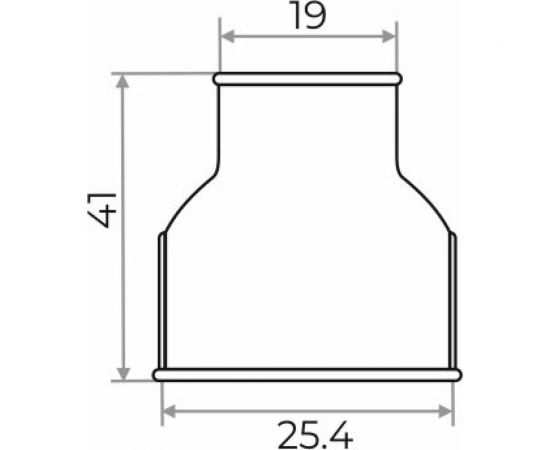 Переходная муфта Сантис 1"х3/4" вр чугун 003807 – изображение 2