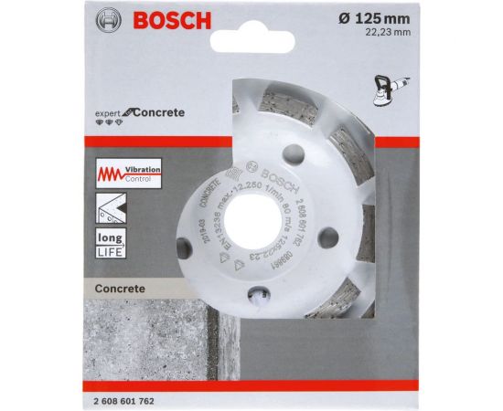 Алмазная чашка Expert for Concrete 125х22.2х5 мм Aquarius Long Life Bosch 2608601762 – изображение 2