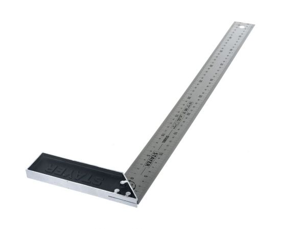 Cтолярный угольник STAYER Stabil с нержавеющим полотном, 500 мм 3431-50 – изображение 3