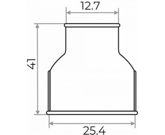 Переходная муфта Сантис 1"х1/2" вр чугун 004134 – изображение 2