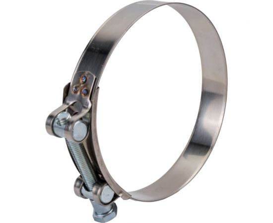 Силовой хомут Nord-Yada Д: 140-148 мм, Ш: 26 мм, Т: 1,0 мм, болт: М10х85, нерж. сталь 907045 – изображение 5