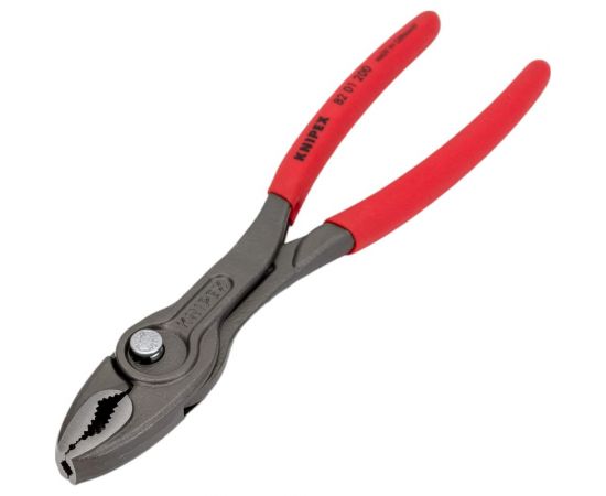 Захватные клещи Knipex TwinGrip, 4 - 22 мм, чернённые, длина 200 мм, обливные рукоятки, KN-8201200 – изображение 3