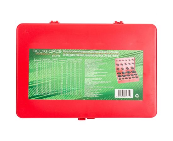 Набор колец уплотнительных метрических 386 предметов Rockforce RF-727 – изображение 5