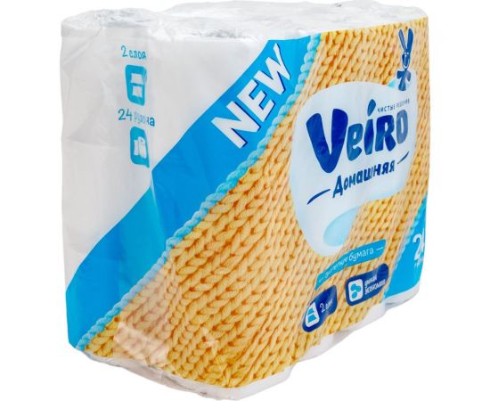 Туалетная ролевая бумага VEIRO Домашняя 1С224 – изображение 5