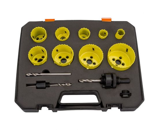 Набор биметаллических коронок по металлу 13 предметов TORGWIN T581806 – изображение 2