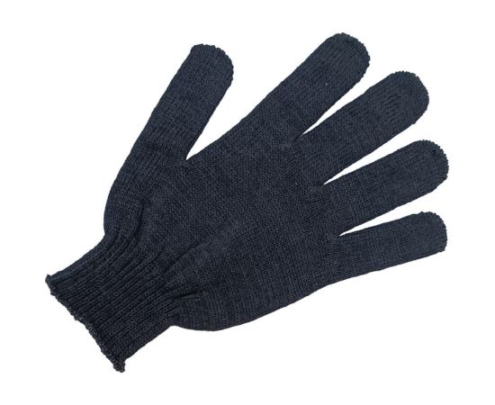 Трикотажные перчатки с ПВХ ПРОМПЕРЧАТКИ 4 нити, 10 класс, черные, 10 пар ПП-25030/10 – изображение 2
