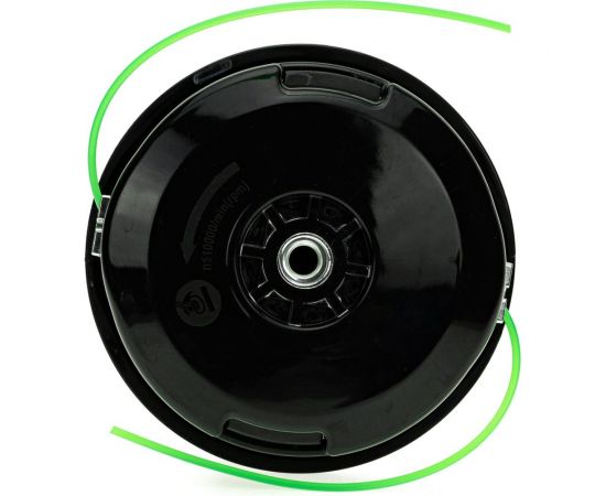 Катушка (головка) для триммера полуавтоматическая типа BF 5 Hitachi гайка М10x1.25 LH левая резьба + адаптер-гайка М10x1.0 LH левая резьба TORGWIN S94099 – изображение 2