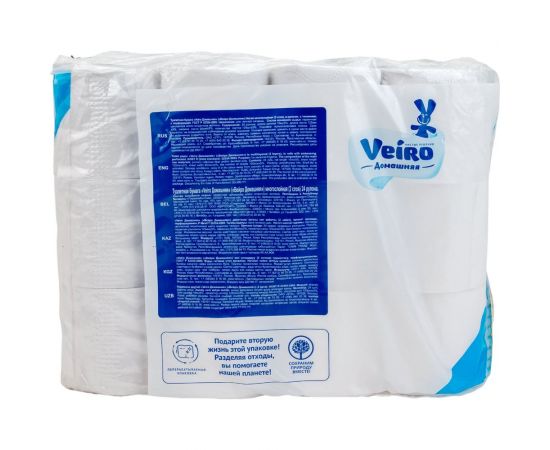 Туалетная ролевая бумага VEIRO Домашняя 1С224 – изображение 4