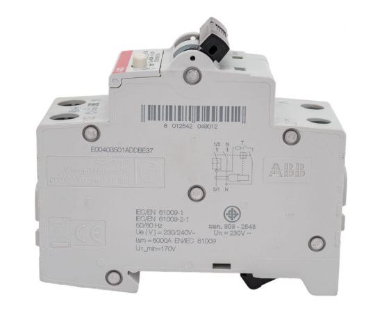 Автоматический выключатель дифференциального тока ABB DS201 C25 AC30 2CSR255080R1254 – изображение 7