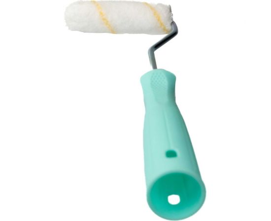 Малярный валик SAMGRUPP с пластиковой ручкой, 100 мм, ворс 12 мм 16175 – изображение 3