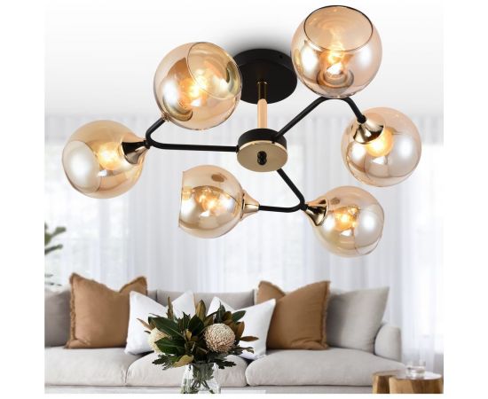 Люстра Rivoli Alison 3138-306 6хЕ27 60 Вт модерн, Б0055386 – изображение 4