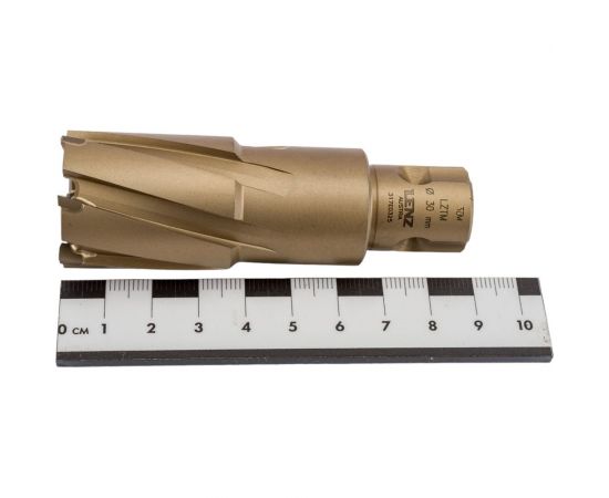 Сверло корончатое (30х55 мм; Weldon 19) LENZ LZTM-030 – изображение 2