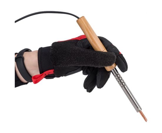 Паяльник ОНЛАЙТ 90 222 ose-pes06-60w-cp (дерево, клин прямой) 90222 – изображение 2