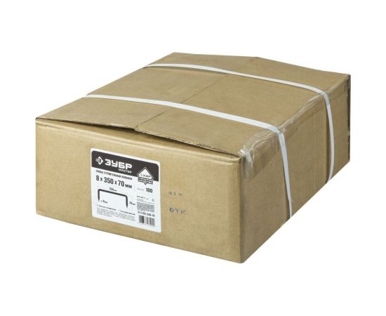 Строительная кованая скоба ЗУБР 350 х 70 х 8мм, 100 шт 311165-350-70 – изображение 3