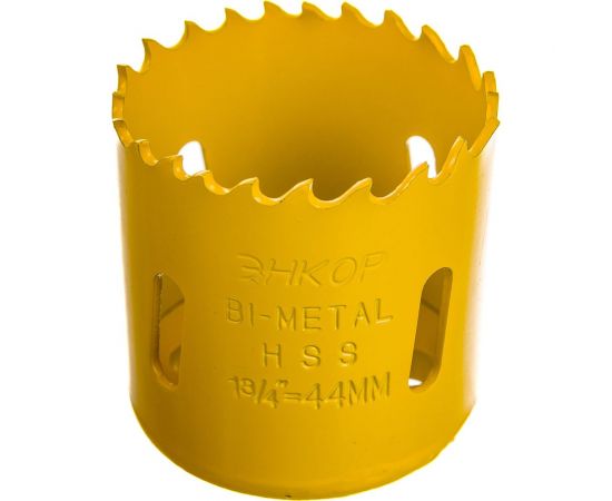Коронка биметаллическая (44 мм; HSS) по металлу Энкор 24344 – изображение 2