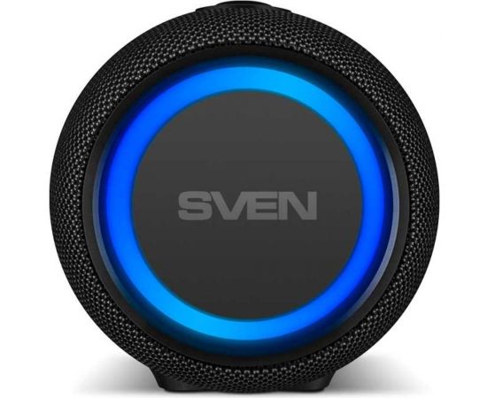 Портативная колонка SVEN АС PS-340 черная, 24 Вт, Waterproof (IPx6), TWS, Bluetooth, FM, USB, 3600 мА*ч SV-021283 – изображение 8