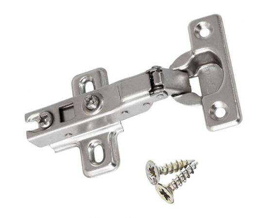 Накладная петля Tech-Krep без доводчика Slide-on эконом D35 + шурупы 2 шт. 145060 