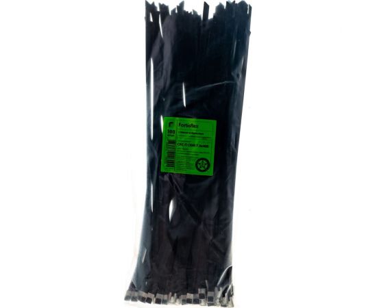 Стальные стяжки с покрытием FORTISFLEX СКС-П 304 7.9х400 74945 