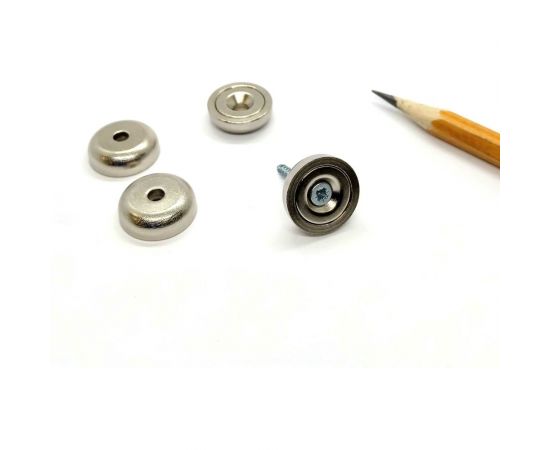 Магнитное крепление Проф-магнит с зенковкой А16, сцепление 5,5 кг - 4 шт. PMYP-A-16 