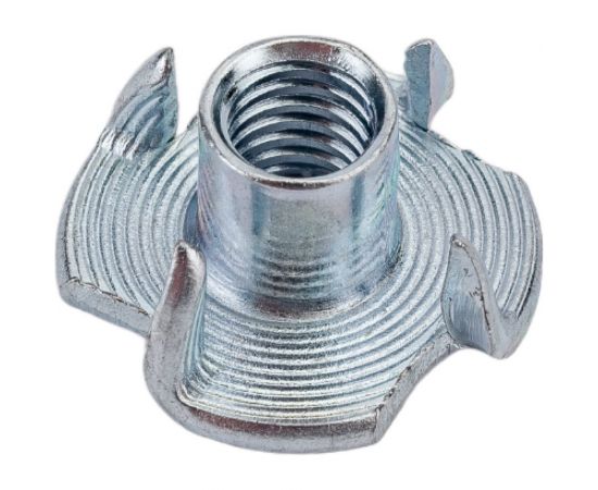 Мебельная забивная гайка Невский Крепеж цинк, М6, 10 шт. 801729 