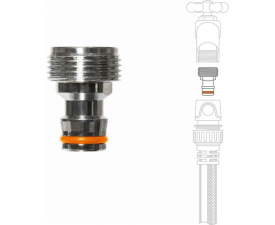 Адаптер металлический для кранов с внутренней резьбой (3/4""; 26.5 мм) DAEWOO DWC 5919 – изображение 3