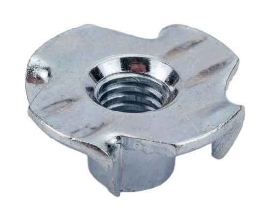 Мебельная забивная гайка Невский Крепеж цинк, М6, 10 шт. 801729 – изображение 4