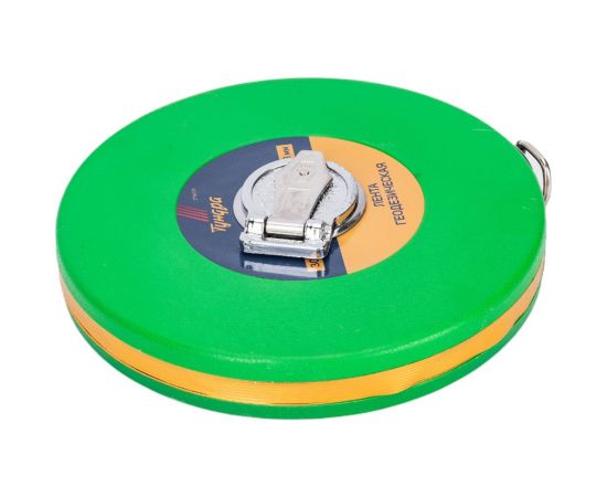 Лента ТУНДРА мерная геодезическая фибергласовая, закрытый корпус, 30 м х 13 мм 3714808 – изображение 3