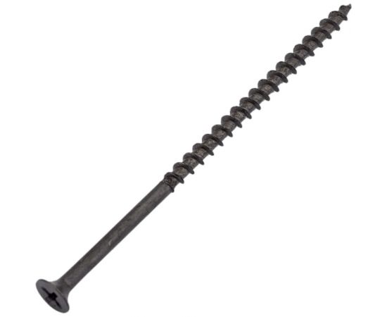 Качественный КРЕПЕЖ Саморез 4,8х102 потай, крупная резьба, оксид 50 шт 0200383 КЧ – изображение 5