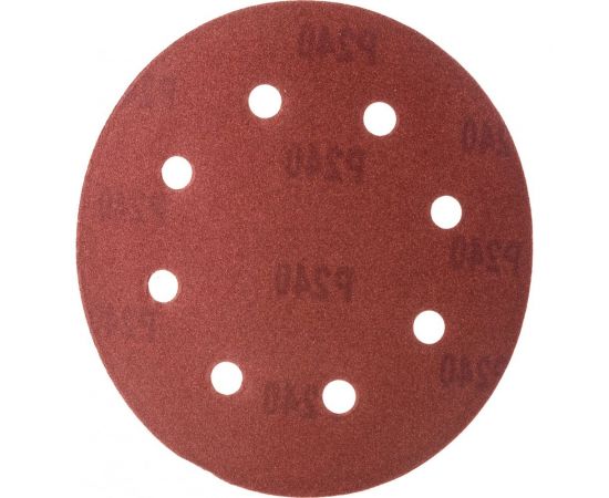 Бумага шлифовальная (20 шт; 180 мм; зерно 240; 8 отверстий) Sturm DWS6010-9240 – изображение 6