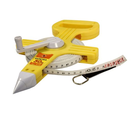Рулетка Энкор 30 м, открытый корпус, фибергласовая лента 4130 – изображение 2