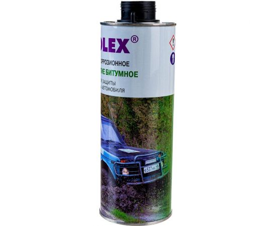 Битумное антикоррозионное покрытие HOLEX черное 1л HAS-1317 – изображение 4