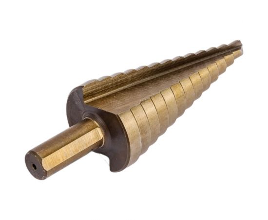 Сверло ступенчатое 6-30 мм, 13 ступеней, Р6М5К5 Волжский Инструмент 5036005 – изображение 4