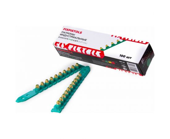 Патрон FIXPISTOLS F-К3 зеленый 6.8/11 100 шт. 1-1-2-6022 – изображение 4