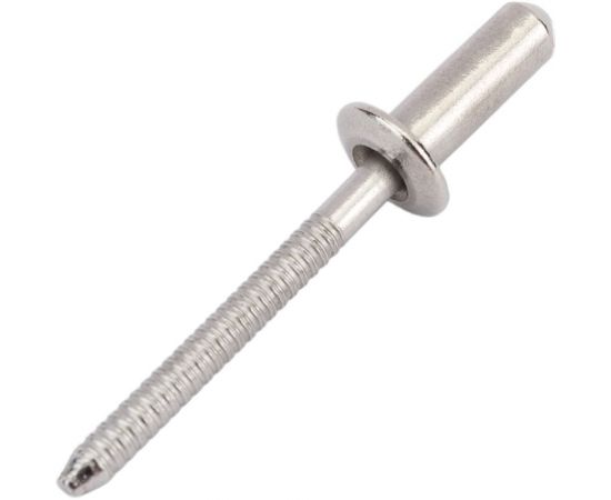 Вытяжная нержавеющая заклепка со стандартным бортиком KREPFIELD закрытый конец, 4,8x14 мм, ISO 16585, А2, 100 шт. 16585ЗАКЛЕПКА4,8Х14А2-100 – изображение 4