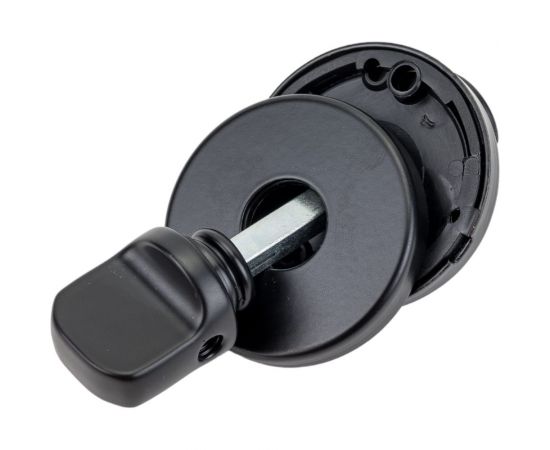 Дверная завертка MORELLI LUX-WC-R NERO, цвет - черный 9012354 – изображение 3