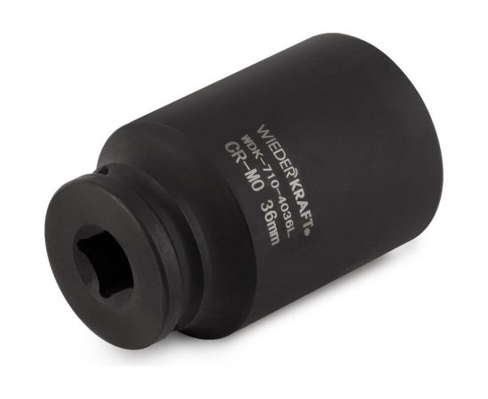 Головка торцевая ударная глубокая 6-гранная (36 мм; 1/2"") WIEDERKRAFT WDK-710-4036L – изображение 4