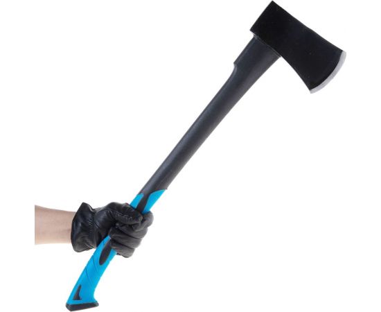 Кованый топор 1350г, на фибергласовой ручке UNITRAUM UN-GRA1350 – изображение 5