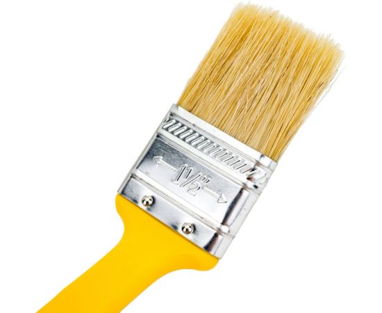 Радиаторная кисть KORVUS 38 мм, натуральная щетина, пластиковая рукоятка 0102815 – изображение 4