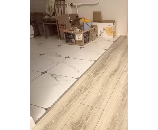 Порог Т-образный алюминиевый ЛУКА (5 шт, 20 мм, 2,7 м, Белый) УТ000038618 – изображение 3