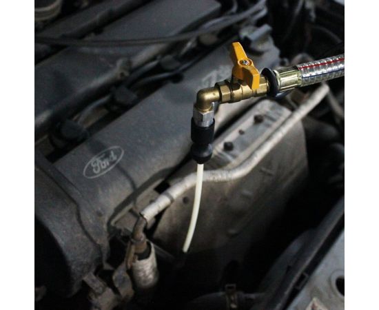 Маслосменная установка WIEDERKRAFT 40 л, с воронкой и откачкой через щуп WDK-89292 – изображение 8