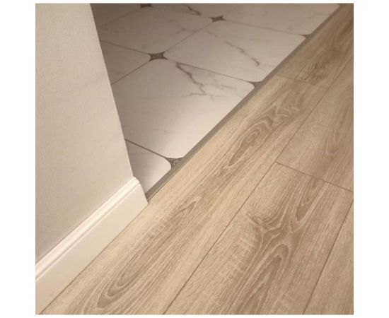 Порог Т-образный алюминиевый ЛУКА (5 шт, 20 мм, 2,7 м, Белый) УТ000038618 – изображение 2