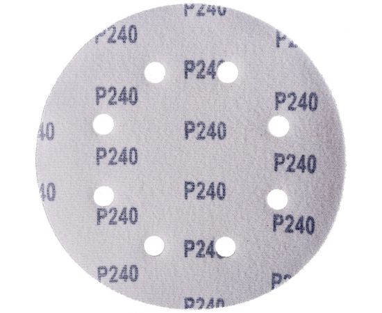 Бумага шлифовальная (20 шт; 180 мм; зерно 240; 8 отверстий) Sturm DWS6010-9240 – изображение 3