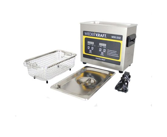 Ультразвуковая ванна WIEDERKRAFT (мойка) с подогревом 3,2 литра WDK-3132 – изображение 3
