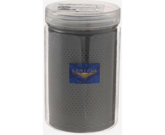 Сшивной чехол на руль Cartage 38 см, натуральная кожа, антискользящая, серый 3942782 – изображение 2