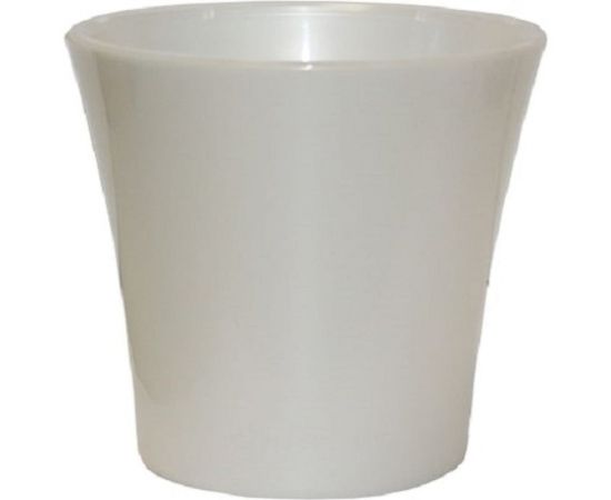 Горшок SANTINO АРТЕ 1.2 л, 13.5х12.5 см, жемчуг/прозрачный 058851 