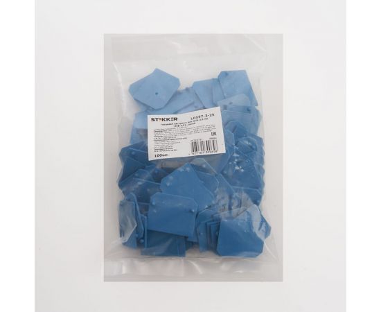 Торцевая заглушка для ЗНИ STEKKER 2,5 мм (JXB 2,5), синий LD556-1 39664 