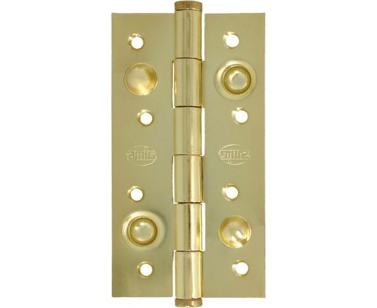 Противосъемная петля Amig покрытие латунь, лакированная, универсальная 565-150х80 LP 