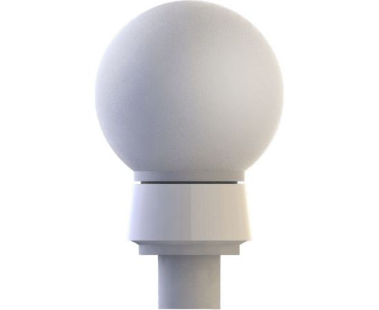 Светильник SVET НБП 01-60-004 У3, прямое, белое, с креплением под опору, шар - пластик SV0103-00170 