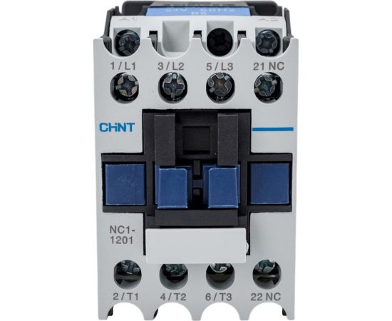 Контактор CHINT NC1-1201 12А 24В/АС3 1НЗ 50Гц (R) 221134 